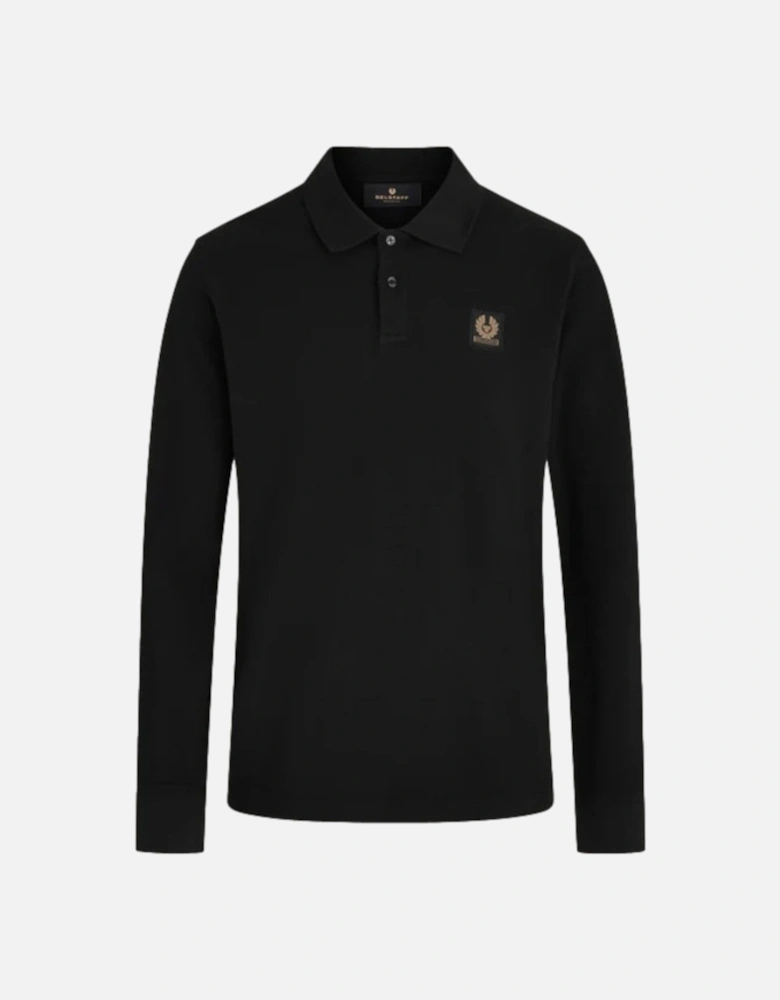 Long Sleeved Polo Black