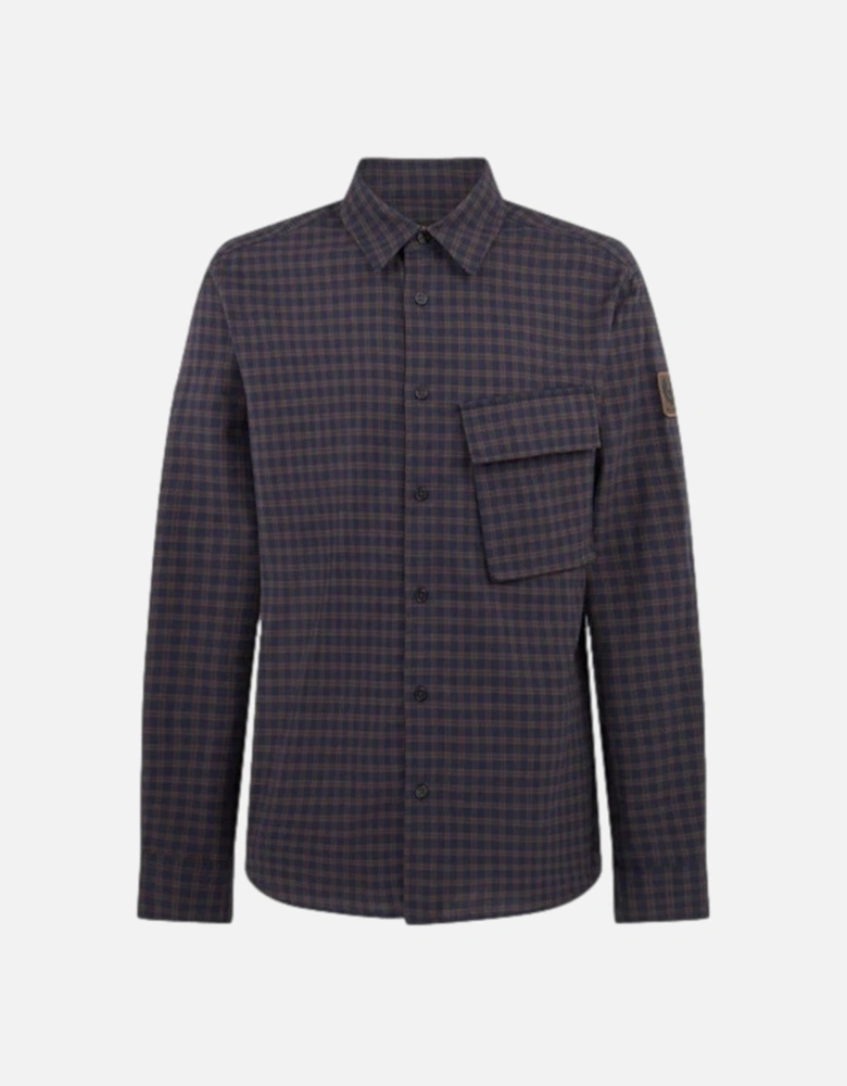 Scale Shirt DK Ink/Major Brown