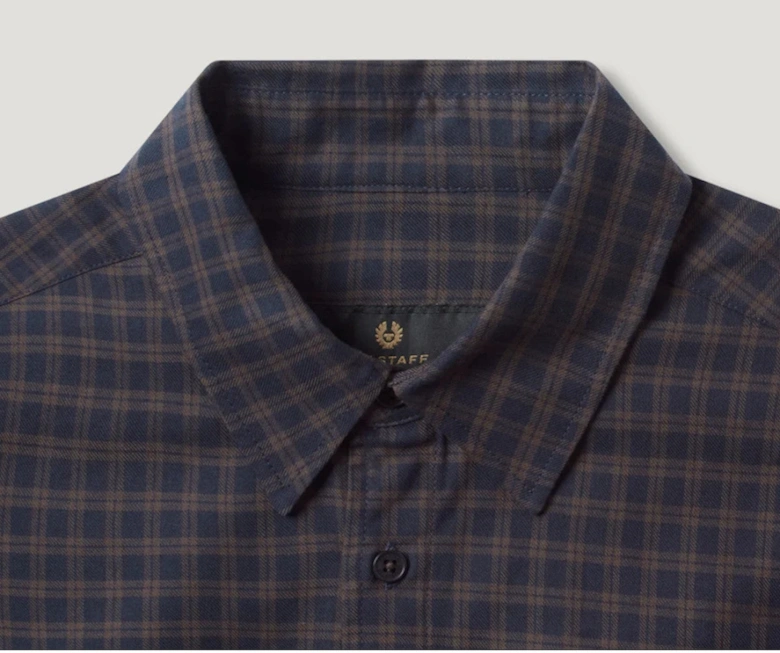 Scale Shirt DK Ink/Major Brown