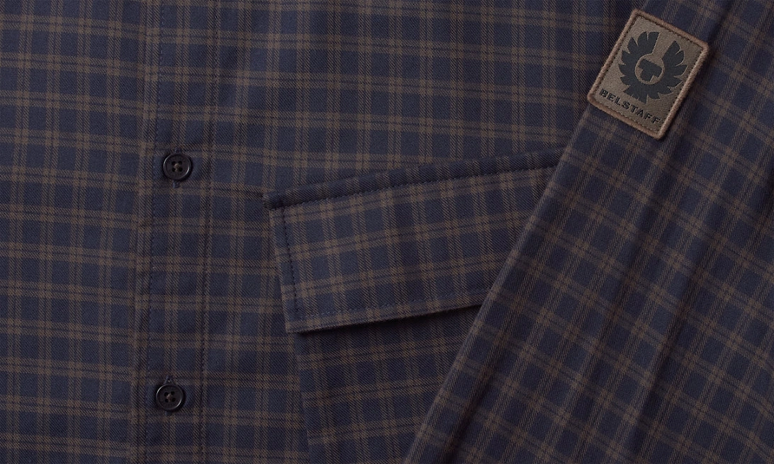 Scale Shirt DK Ink/Major Brown