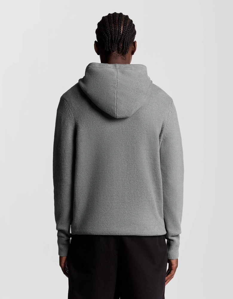 Knitted Script Hoodie