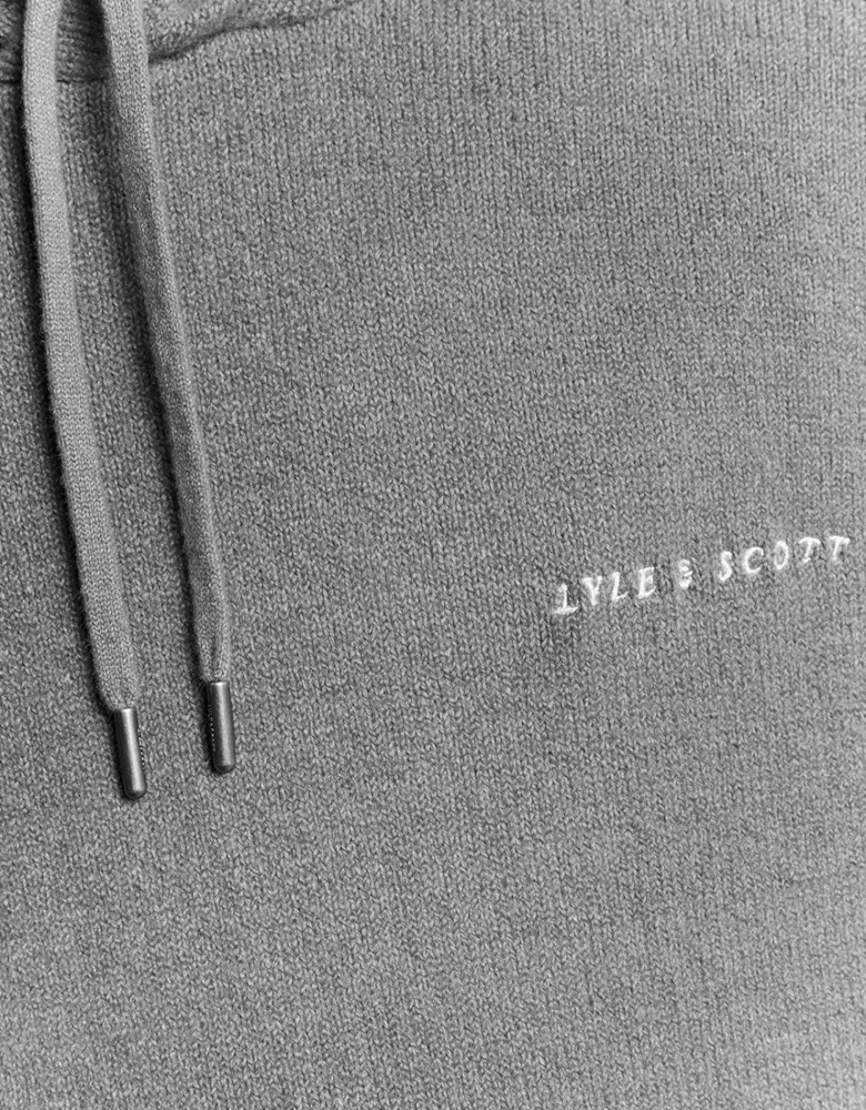 Knitted Script Hoodie