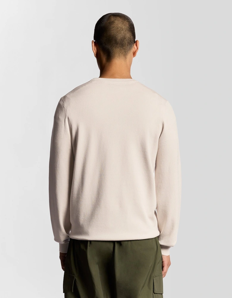 Mesh Logo Crew Neck Jumper