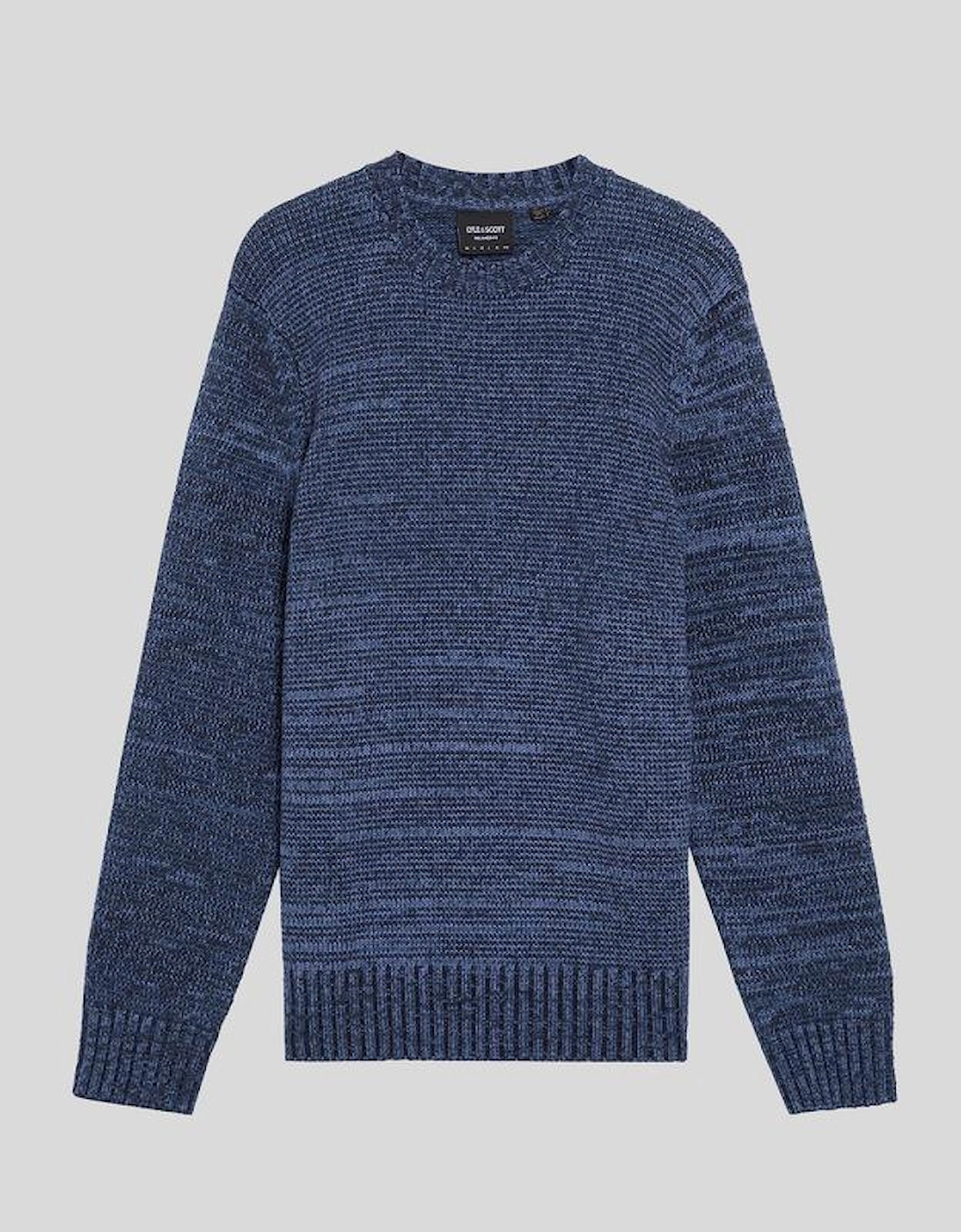 Lyle And Scott Men's Knitted Marl Crew Neck Jumper - : 36 S