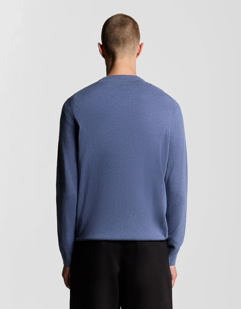 Lambswool Blend Crew Neck Jumper