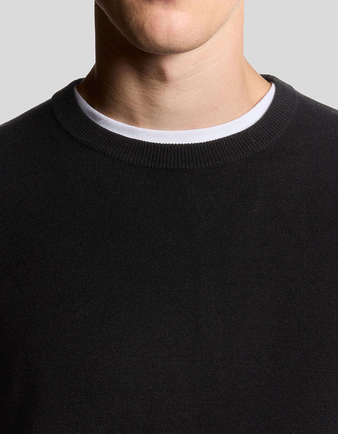 Mesh Logo Crew Neck Jumper