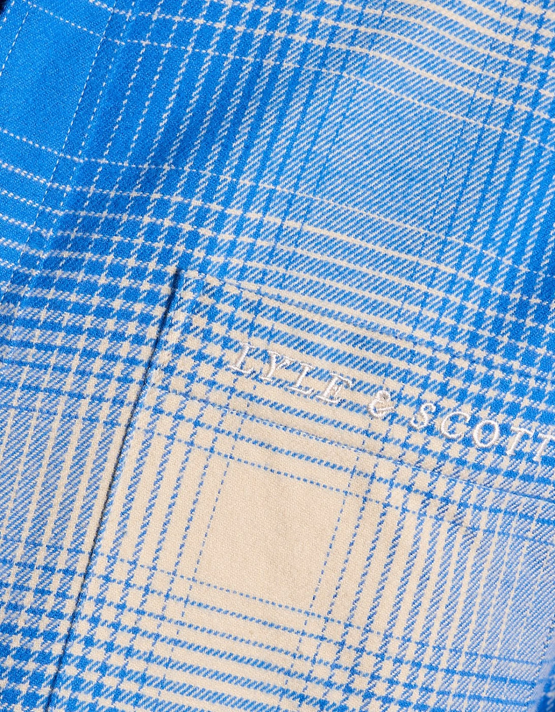 Ombre Check Flannel Shirt