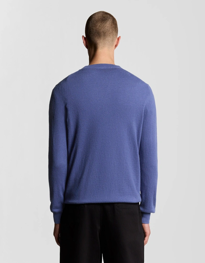 Cotton Merino Crew Neck Jumper