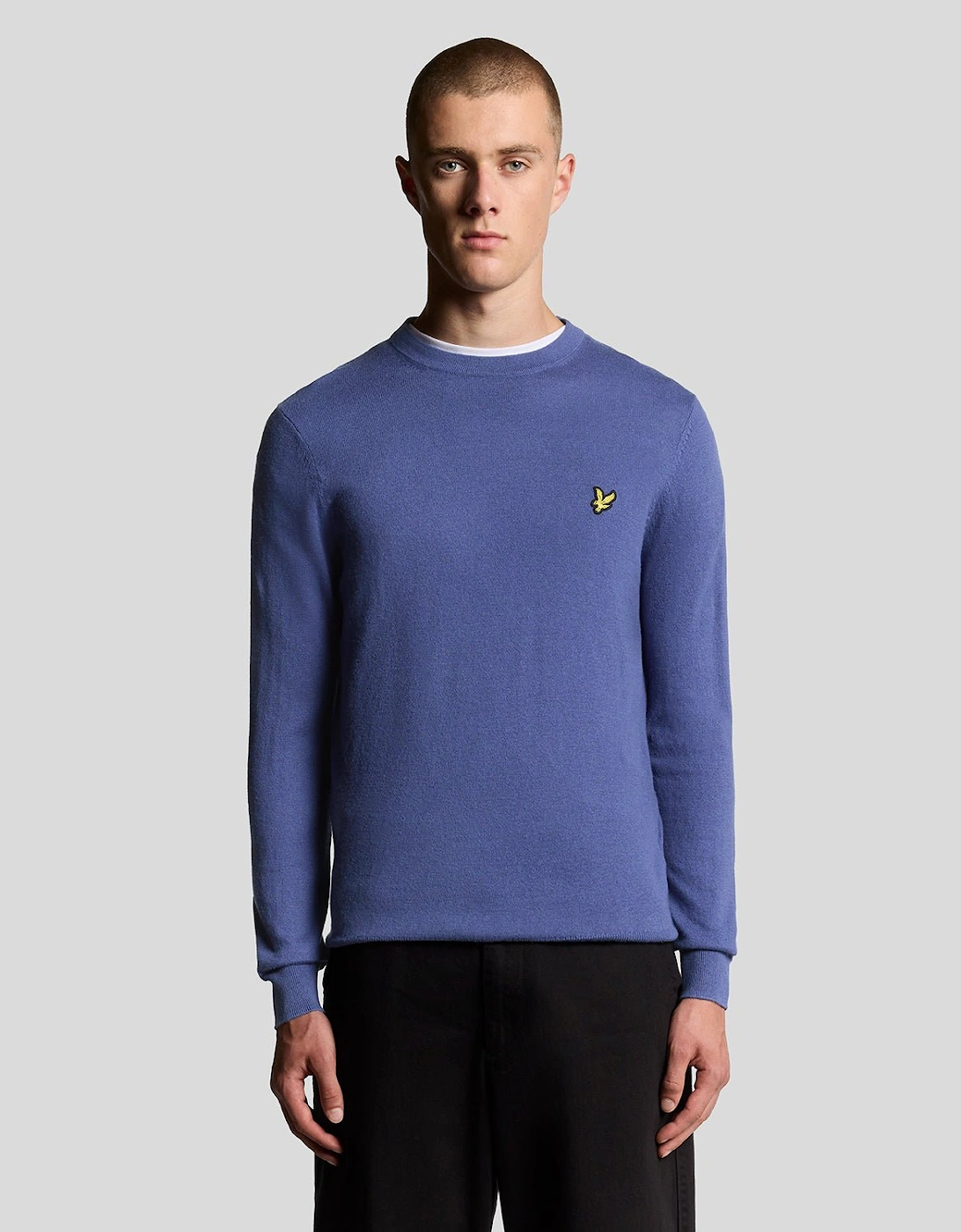 Cotton Merino Crew Neck Jumper, 7 of 6