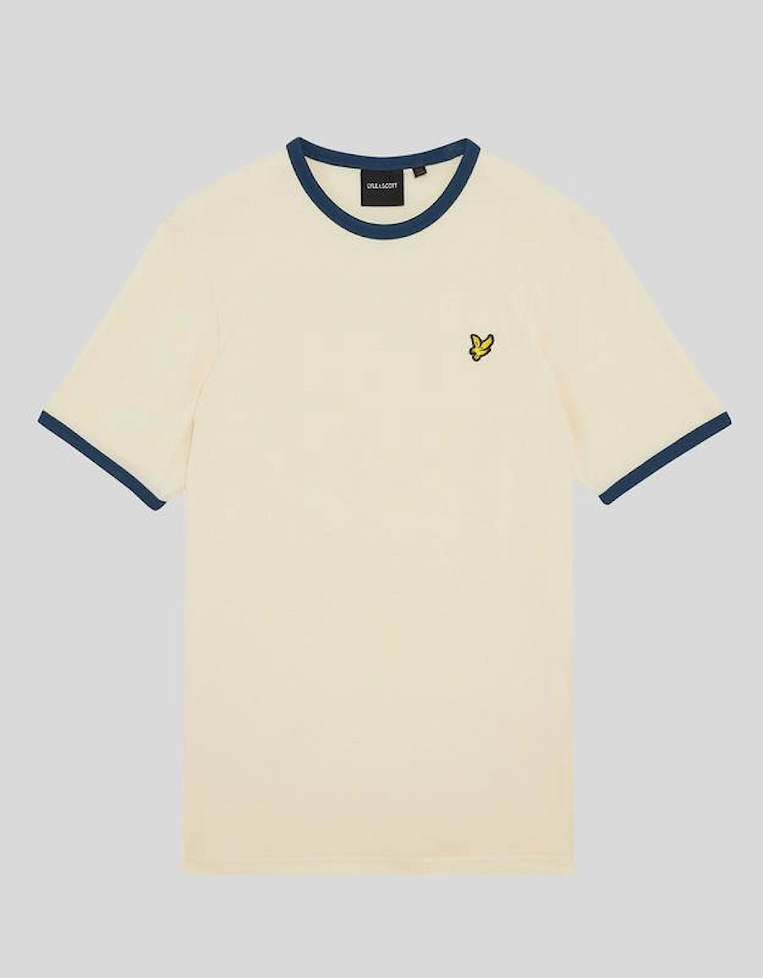 Ringer Cotton Crew Neck T-Shirt