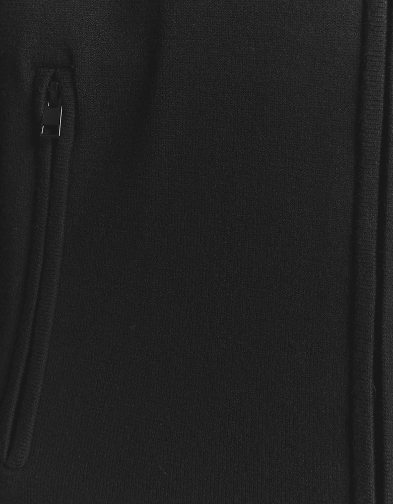 Mesh Logo Knitted Track Jacket