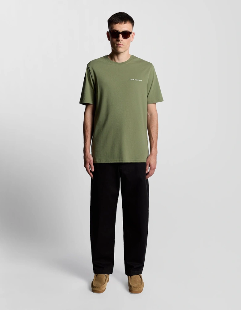Script Logo Cotton Crew Neck T-Shirt