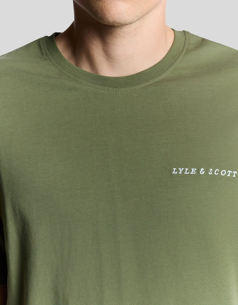 Script Logo Cotton Crew Neck T-Shirt