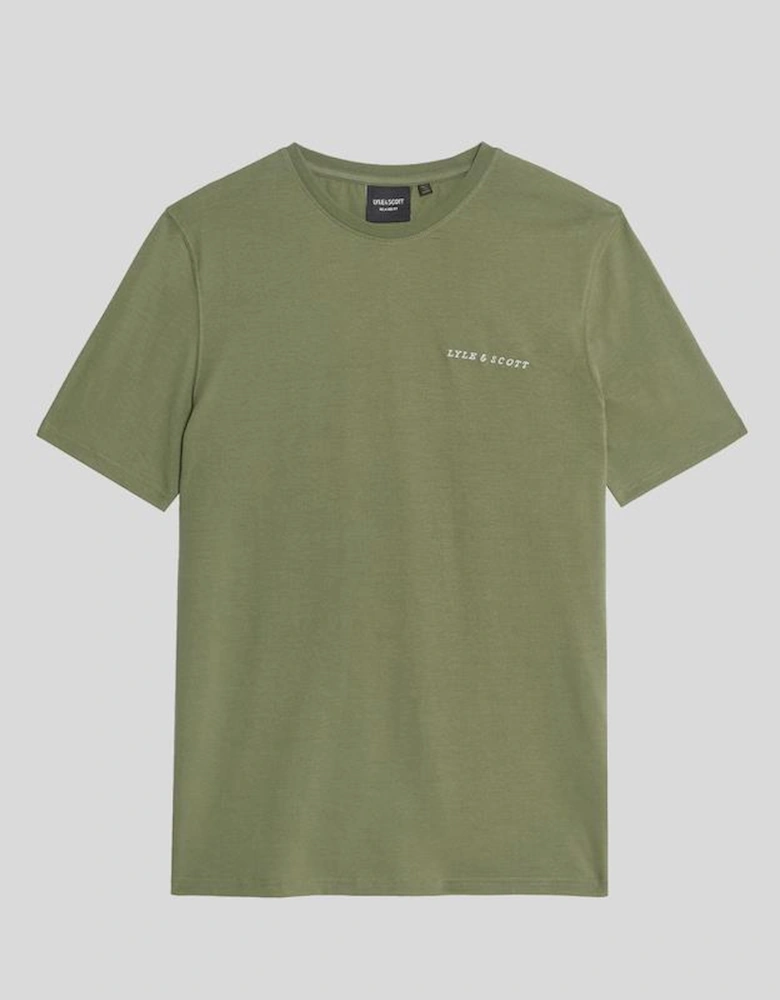 Script Logo Cotton Crew Neck T-Shirt