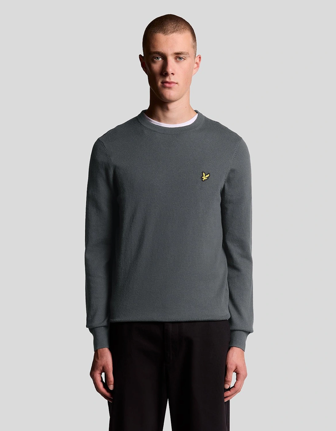 Cotton Merino Crew Neck Jumper, 7 of 6
