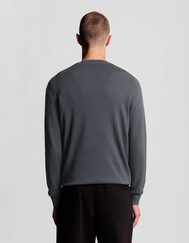 Cotton Merino Crew Neck Jumper