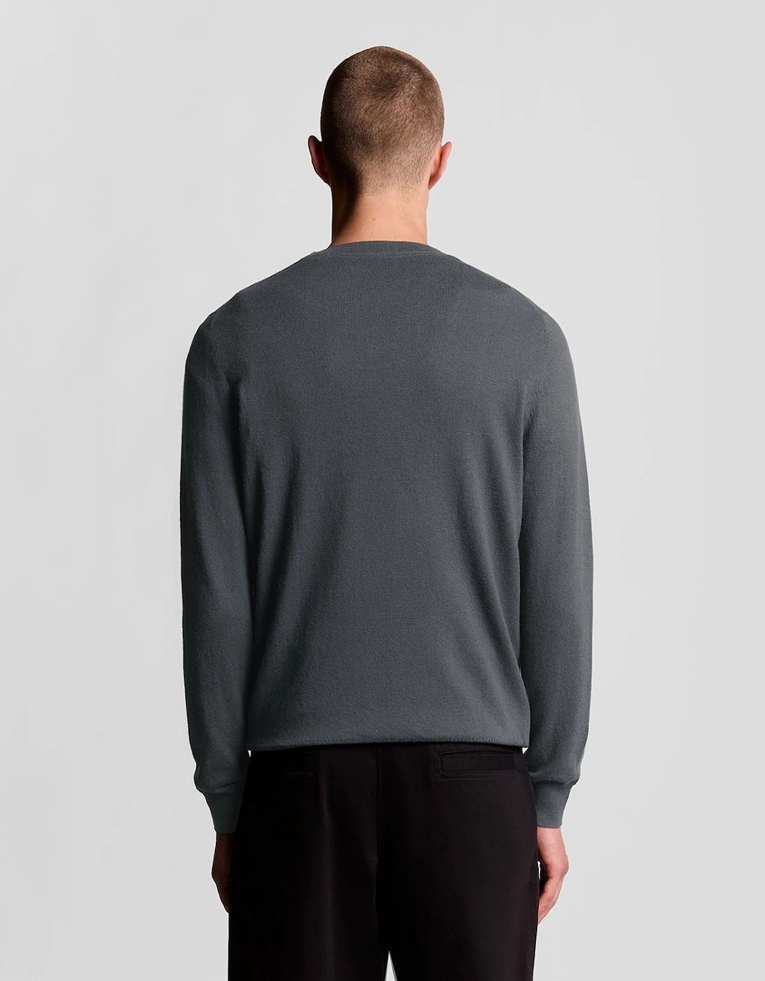 Cotton Merino Crew Neck Jumper