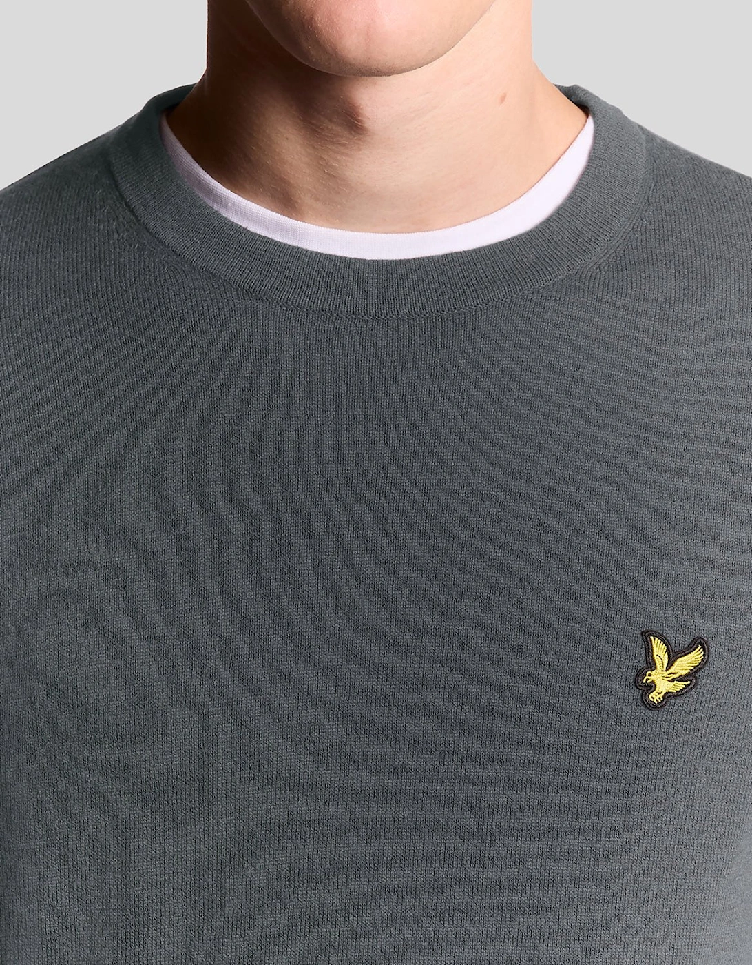 Cotton Merino Crew Neck Jumper