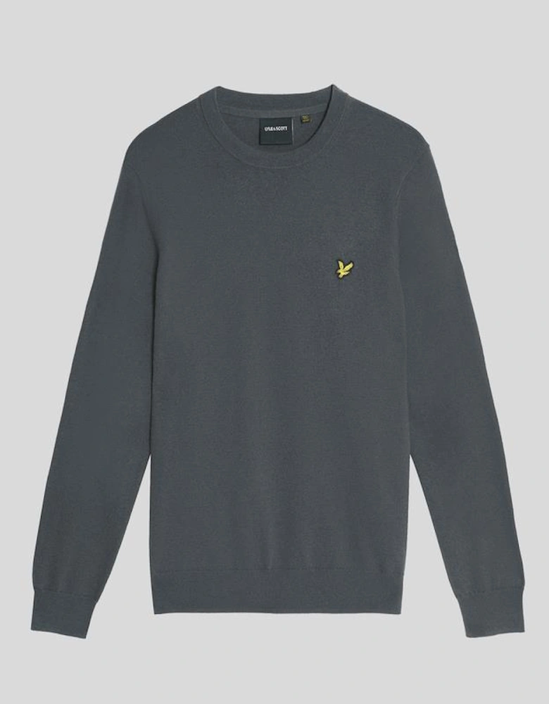 Cotton Merino Crew Neck Jumper