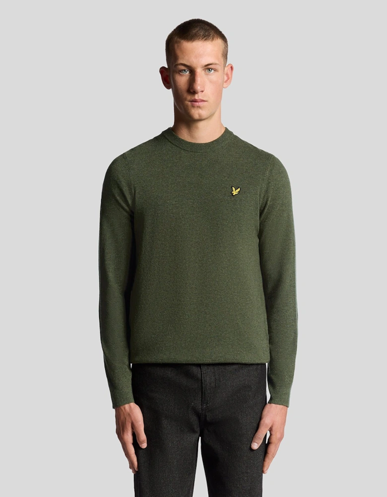 Lambswool Blend Crew Neck Jumper