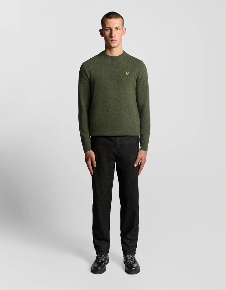 Lambswool Blend Crew Neck Jumper