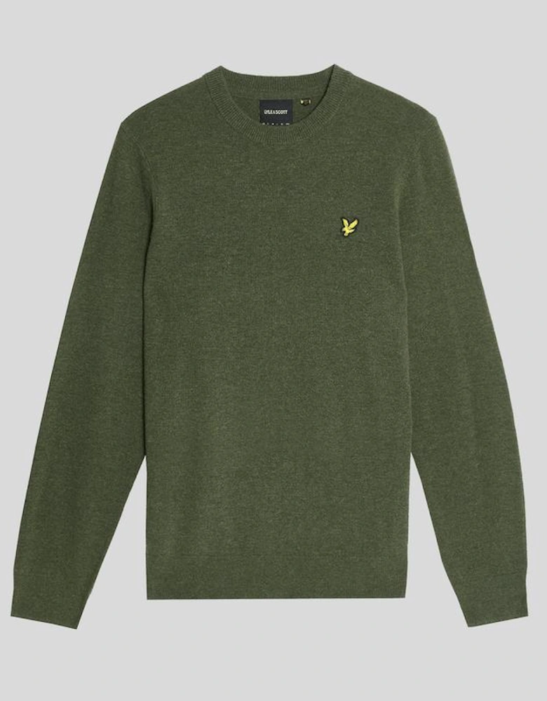 Lambswool Blend Crew Neck Jumper