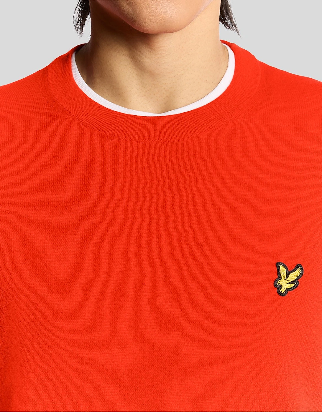 Cotton Merino Crew Neck Jumper