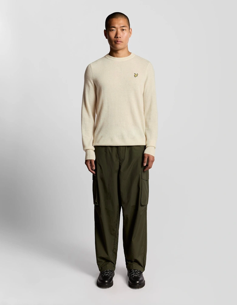 Lambswool Blend Crew Neck Jumper