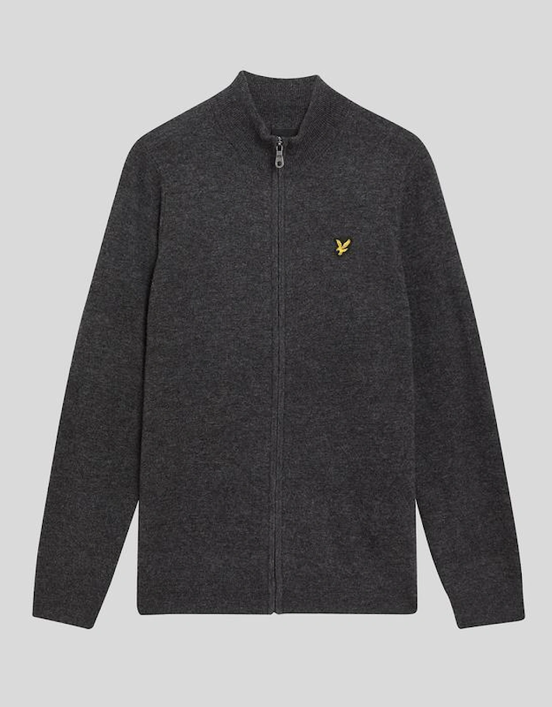 Lambswool Blend Zip Cardigan