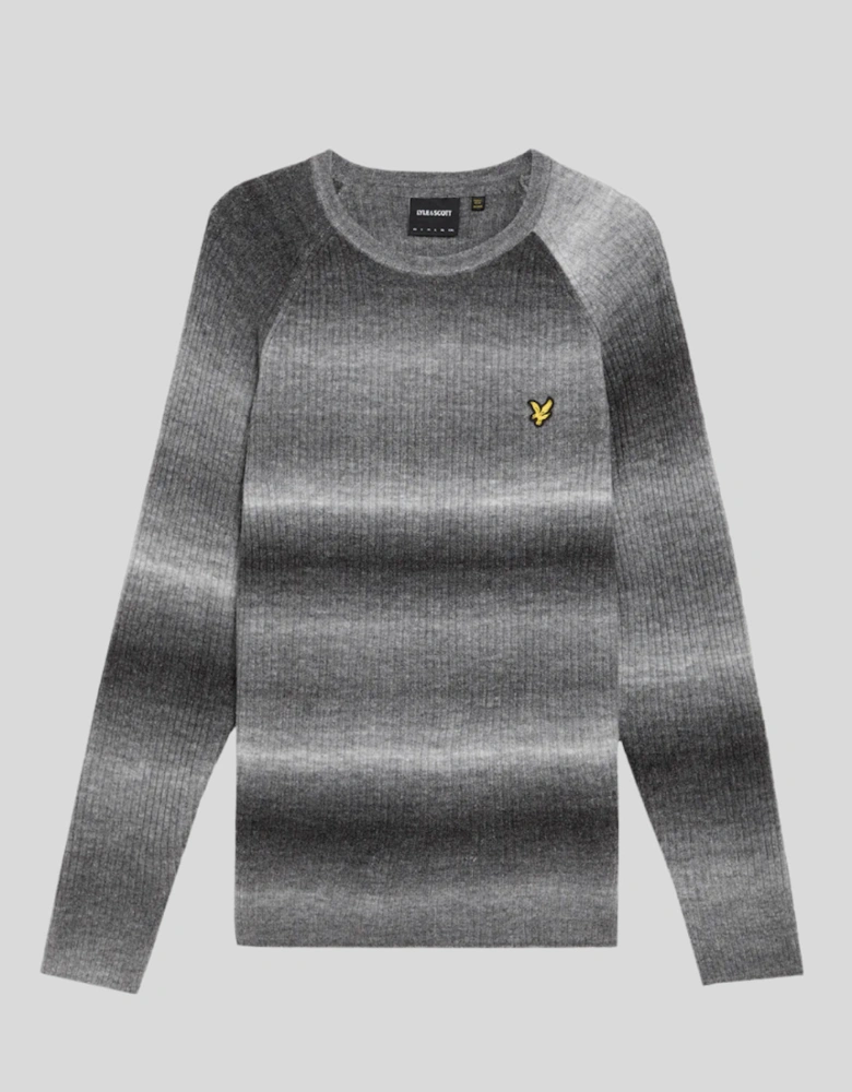Ribbed Ombre Effect Jumper