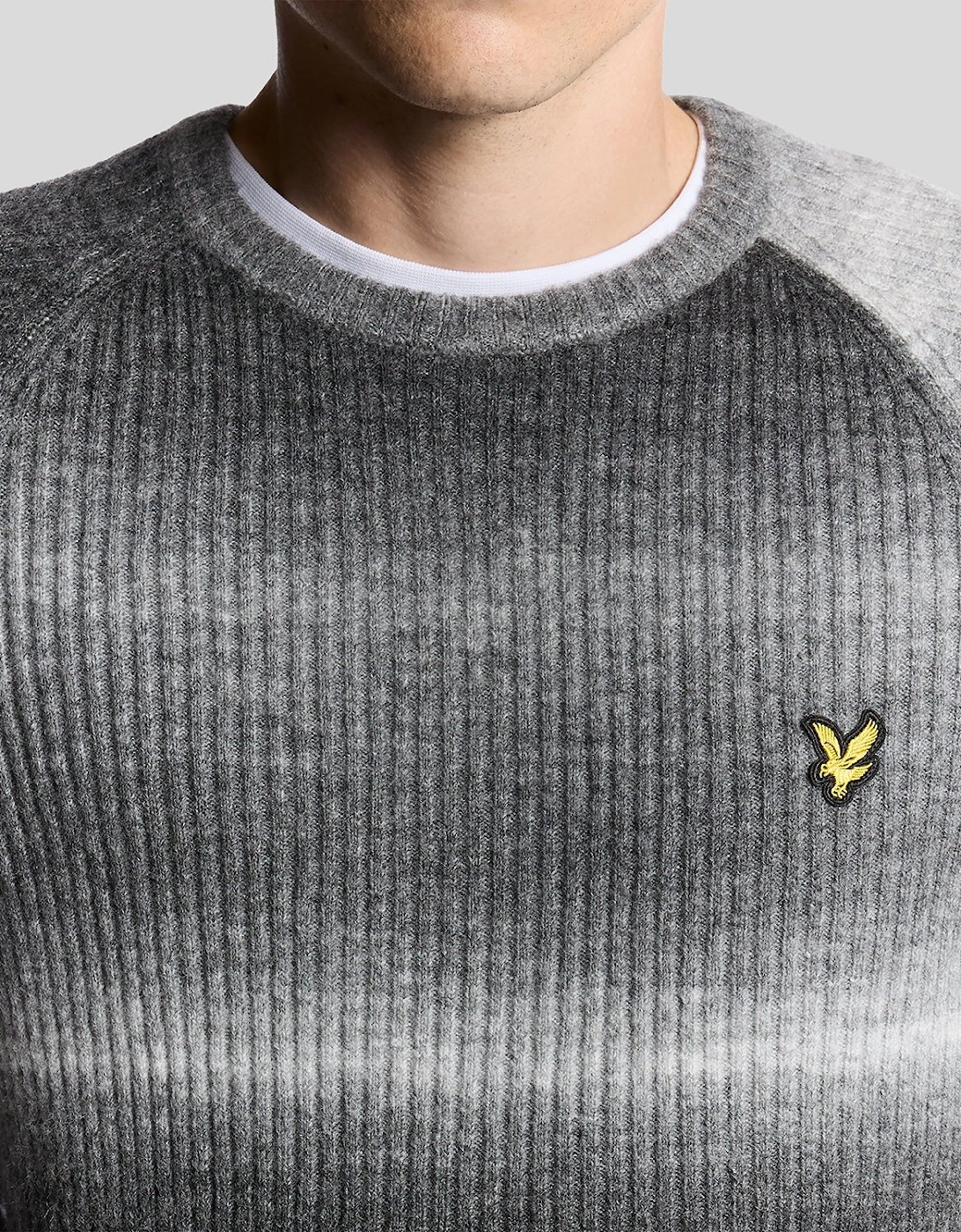Ribbed Ombre Effect Jumper
