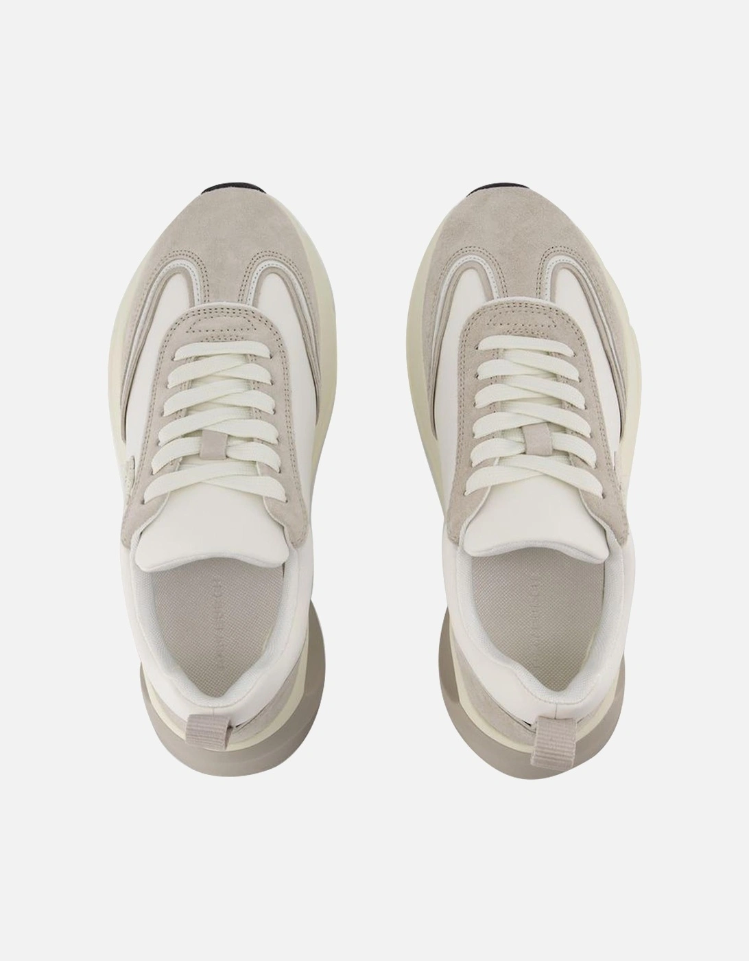 Leather White Trainer Sneakers
