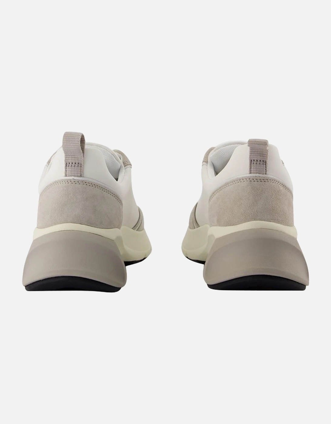 Leather White Trainer Sneakers