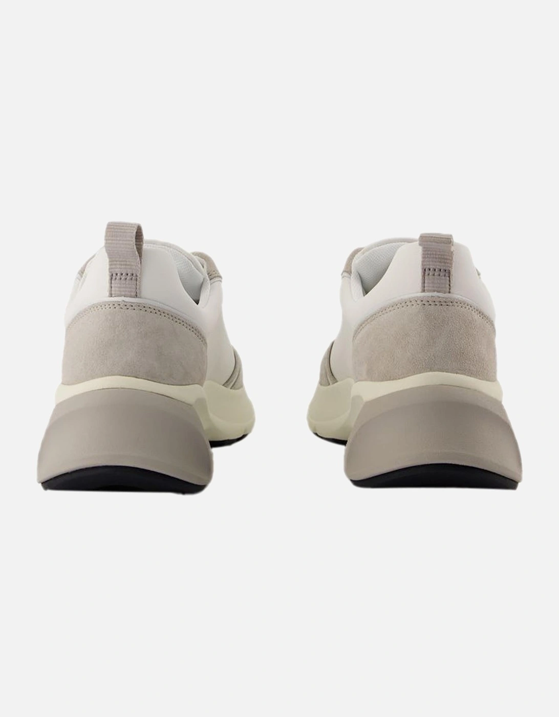 Leather White Trainer Sneakers