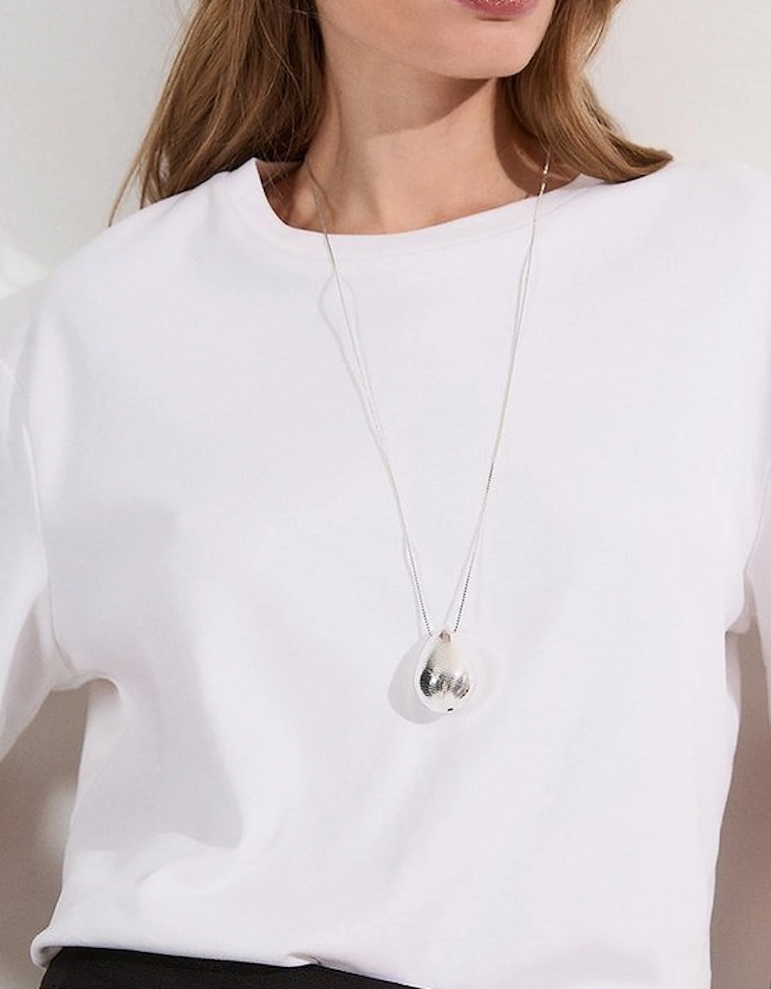 Pearl Detail Drop Necklace, 5 of 4