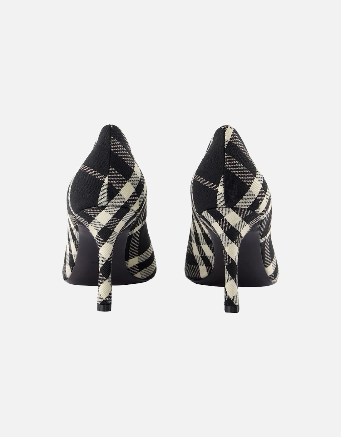 Plaid Pattern High Heel Pumps