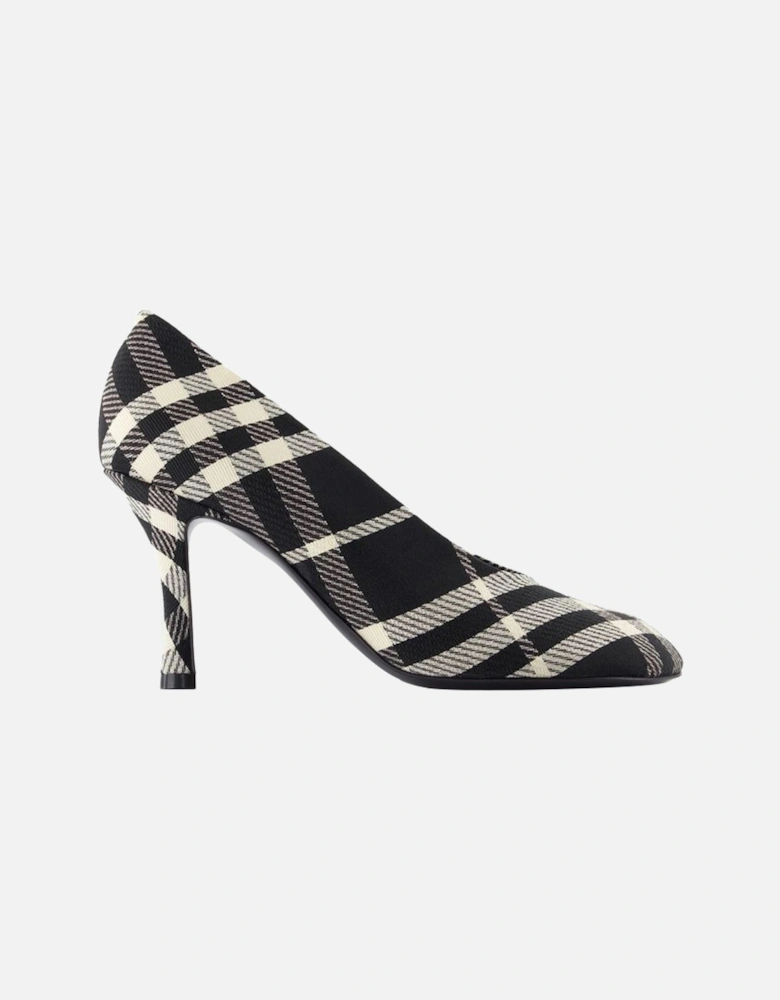Plaid Pattern High Heel Pumps