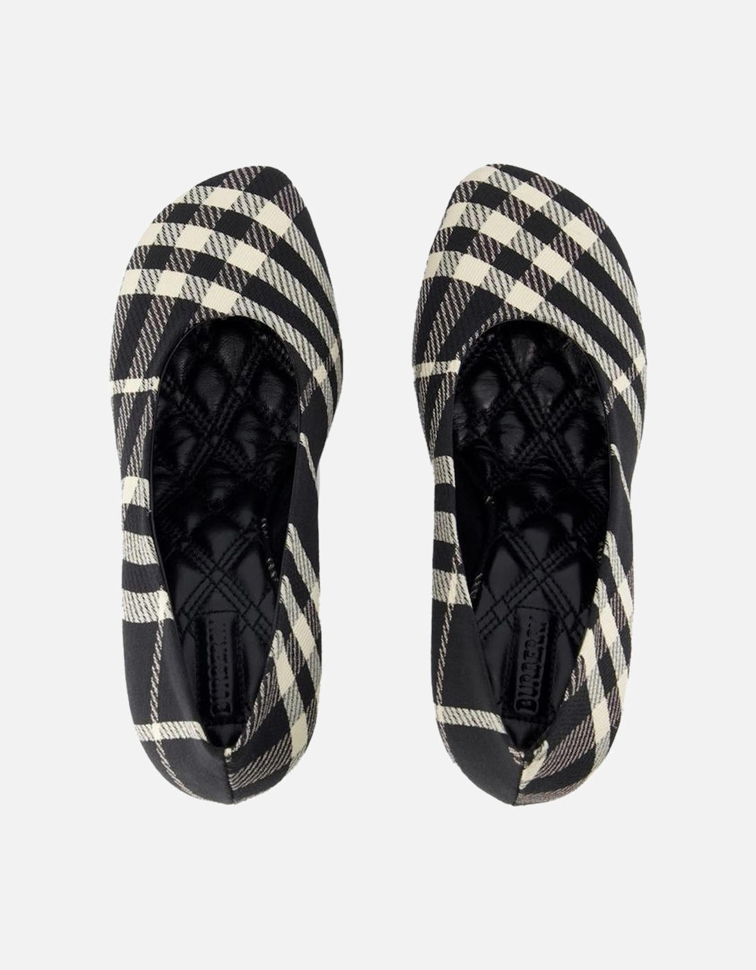 Plaid Textile High Heel Pumps