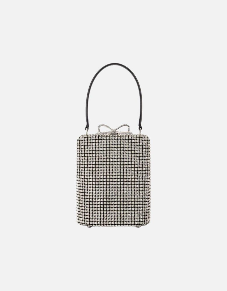 CrystalEmbellished Bow Mini Handbag