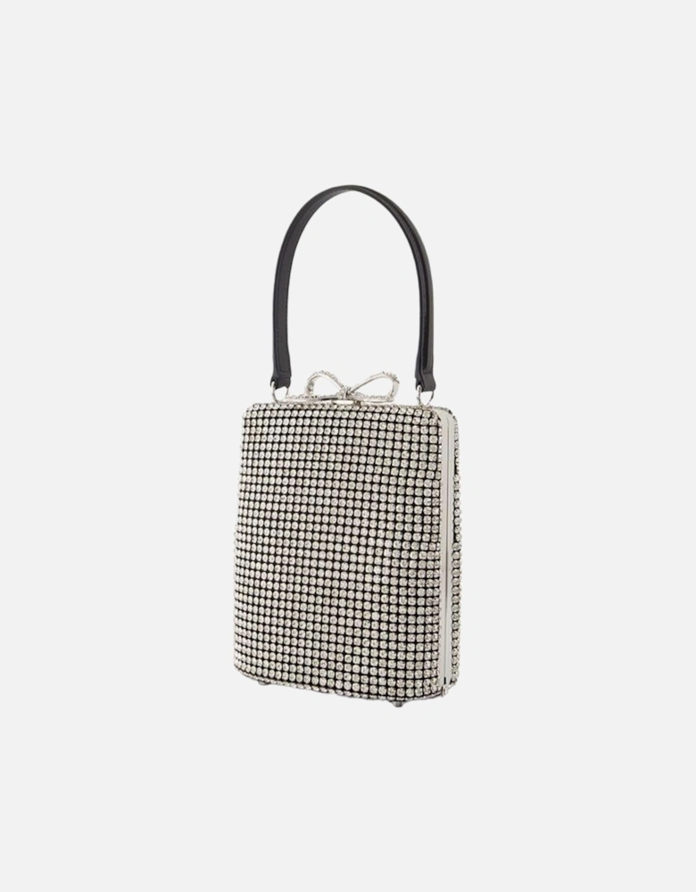 CrystalEmbellished Bow Mini Handbag