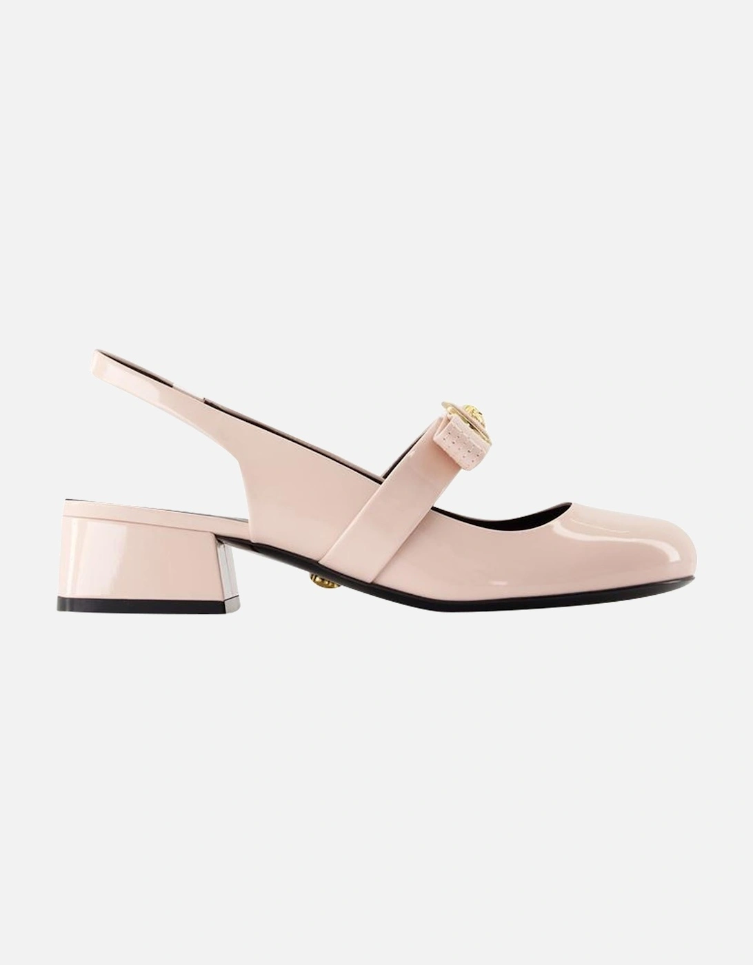 Medusa Buckle Slingback Pumps, 4 of 3