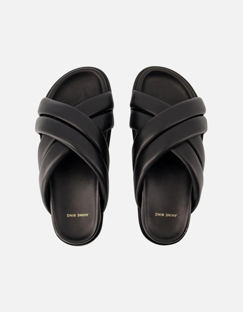 Padded Twisted Sandals Slide Sandals
