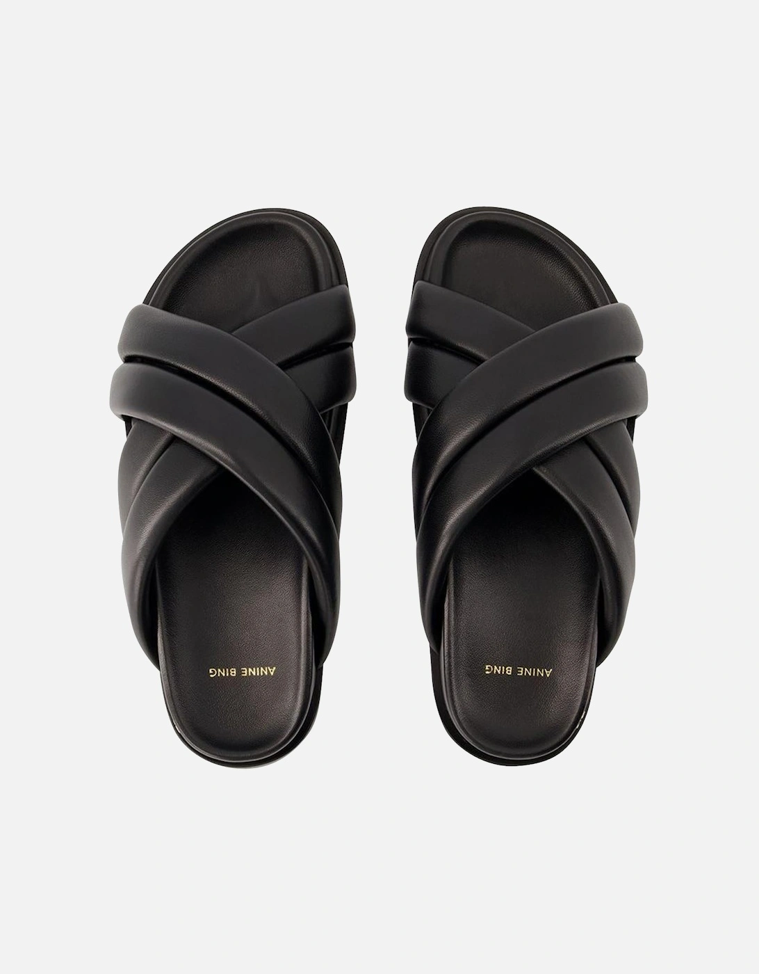 Padded Twisted Sandals Slide Sandals