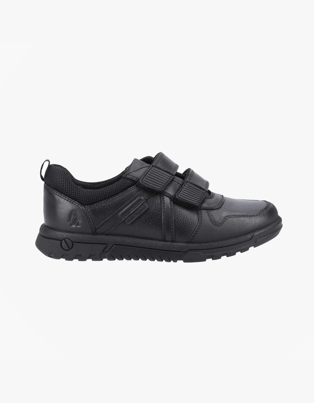 Hush Puppies Boys Black 'S Spencer Leather School Shoes  Small Kids