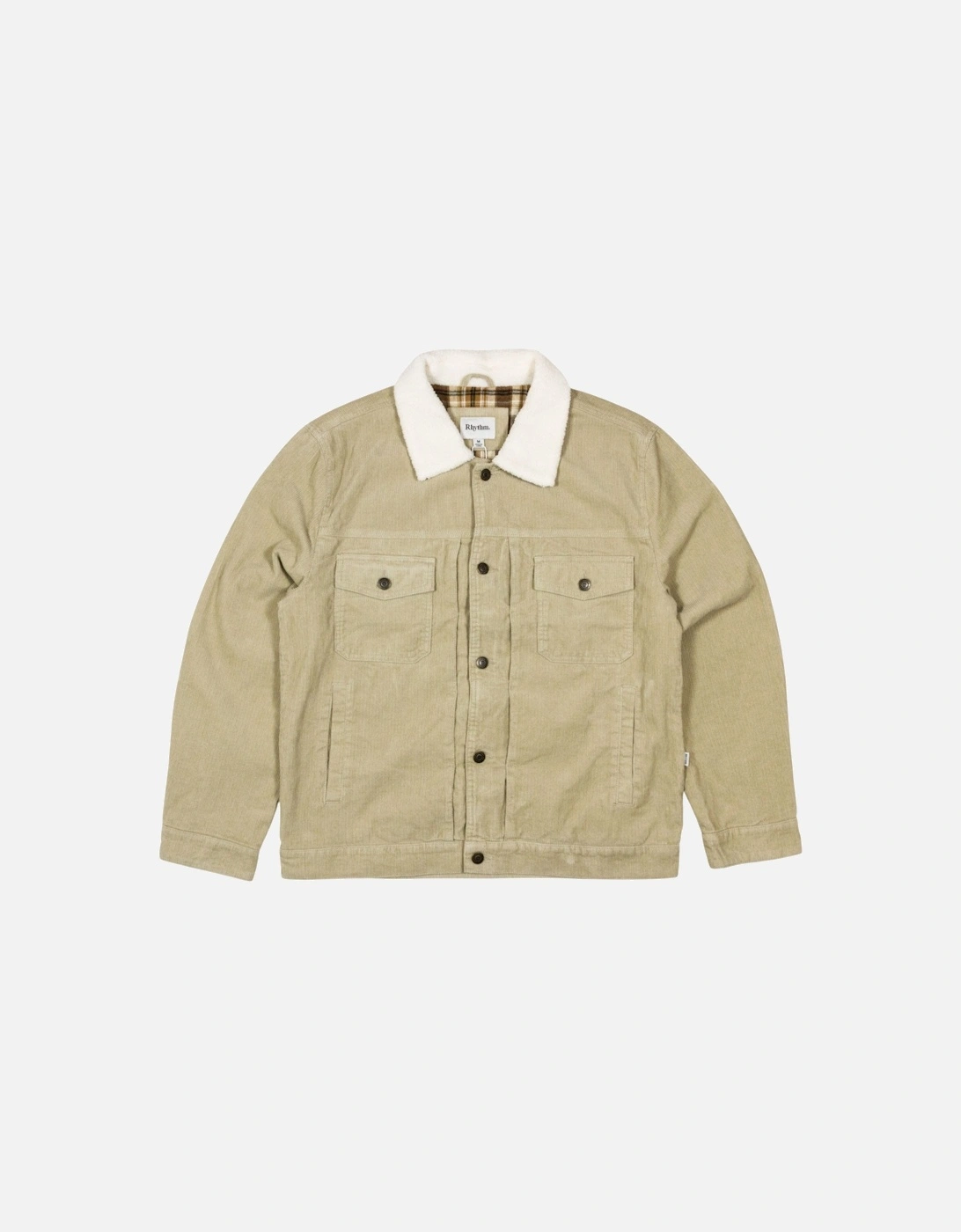 Flannel Lined Cord Jacket - Oak, 6 of 5