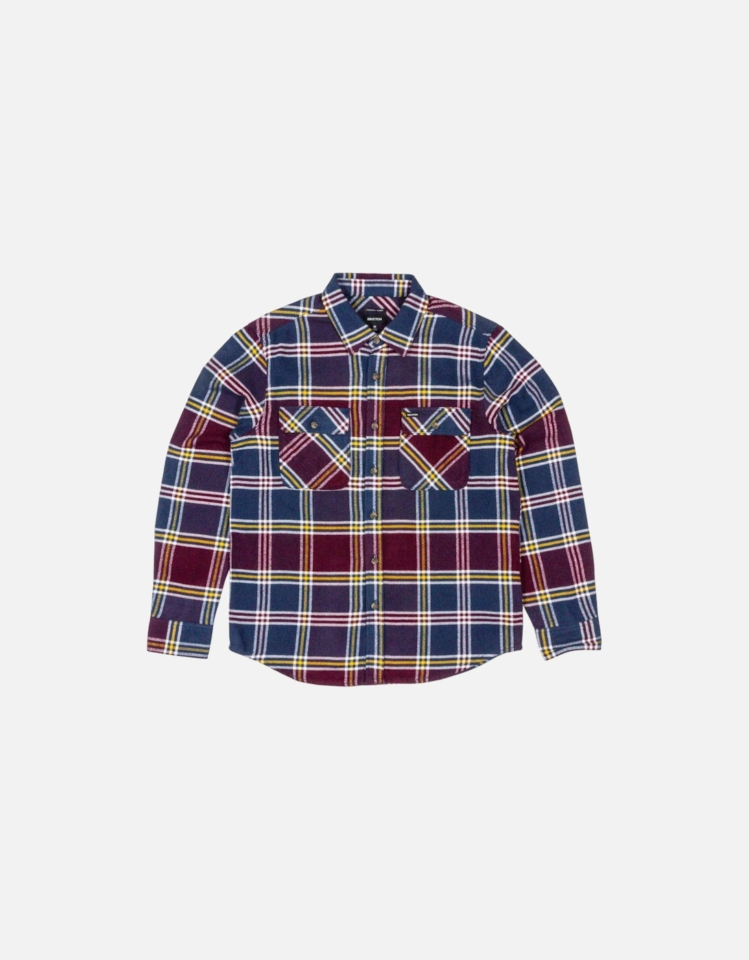 Bowery Long Sleeved Shirt - Mood Indigo/Port/Saffron, 6 of 5
