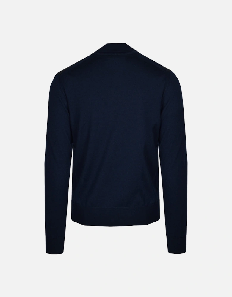 Kelbrook Zip Cardigan Washed Navy