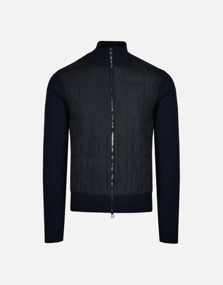Kelbrook Zip Cardigan Washed Navy