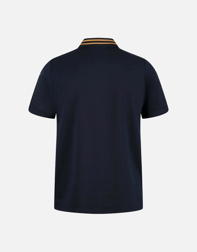 Luke1977 Throop Zip Polo Shirt - Dark Navy