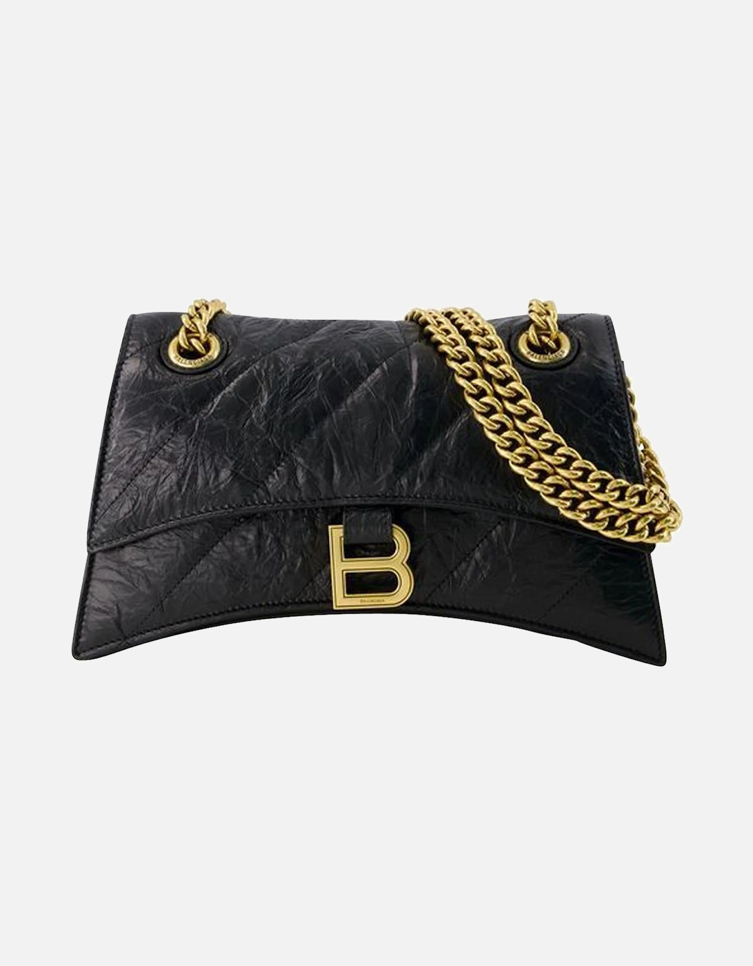Quilted Leather Crossbody with Shoulder Chain, 5 of 4